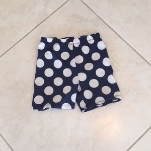 Pika-dotted high waist shorts